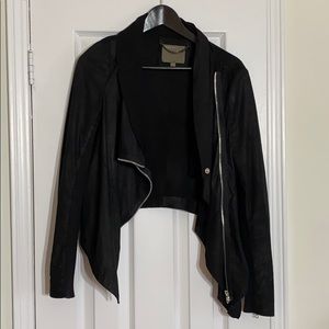 Suede Moto Jacket